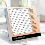 2024 Word Search Puzzles Daily Desktop Calendar