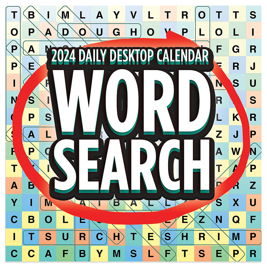 2024 Word Search Puzzles Daily Desktop Calendar TF Publishing