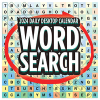 2024 Word Search Puzzles Daily Desktop Calendar