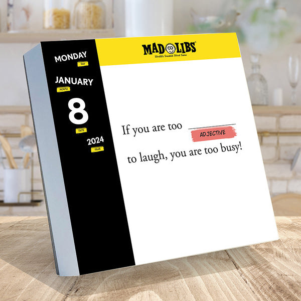 2024 Mad Libs Daily Desktop Calendar