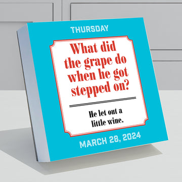 2024 Dad Jokes Daily Desktop Calendar