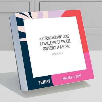 2024 365 Inspiring Women Daily Desktop Calendar