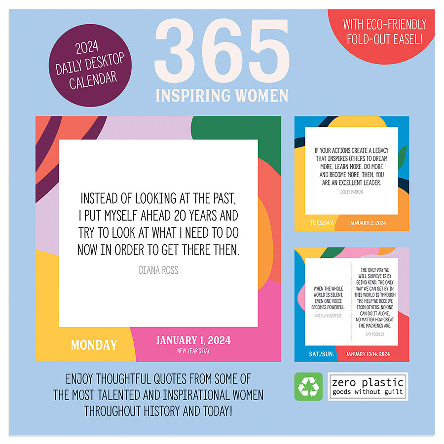 2024 365 Inspiring Women Daily Desktop Calendar-4