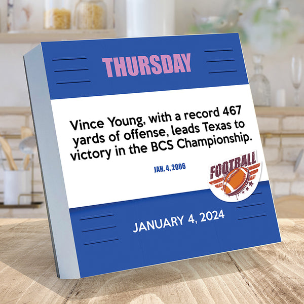 2024 Sports Facts & Trivia Daily Desktop Calendar