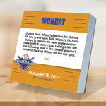 2024 Sports Facts & Trivia Daily Desktop Calendar