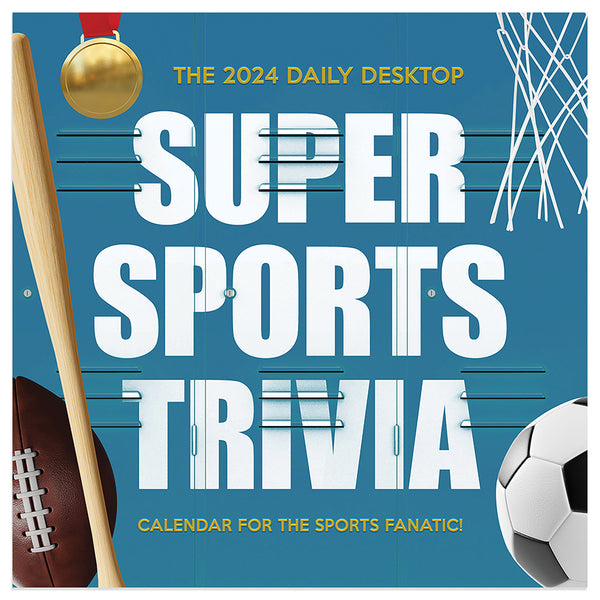 2024 Sports Facts & Trivia Daily Desktop Calendar