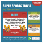 2024 Sports Facts & Trivia Daily Desktop Calendar
