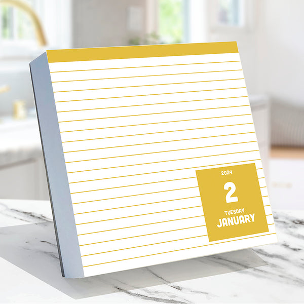 2024 Big Box of Notes Daily Desktop Calendar