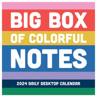 2024 Big Box of Notes Daily Desktop Calendar