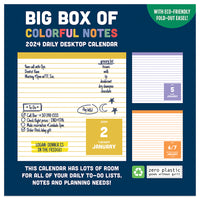 2024 Big Box of Notes Daily Desktop Calendar