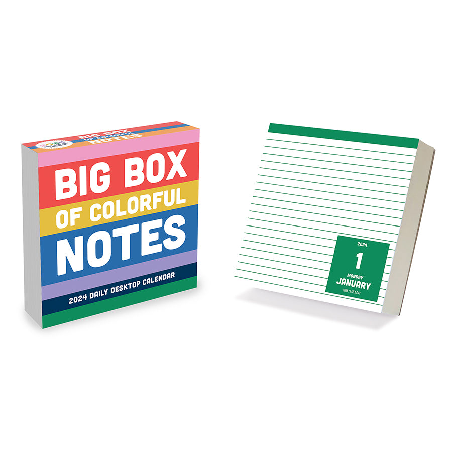 2024 Big Box of Notes Daily Desktop Calendar-1