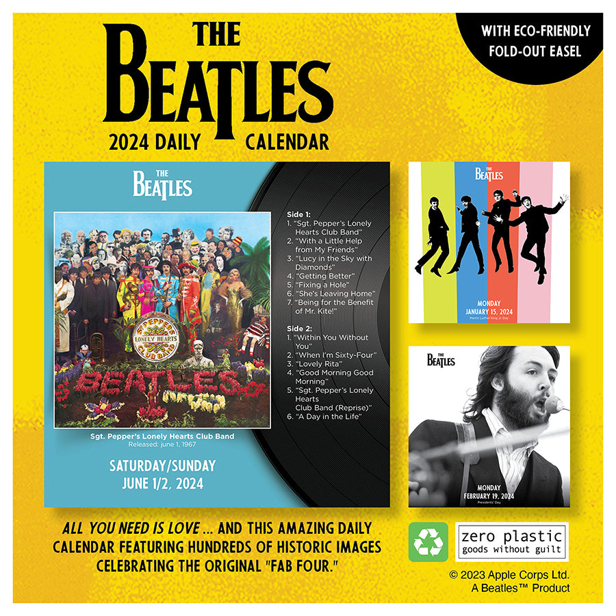2024 The Beatles Daily Desktop Calendar-4