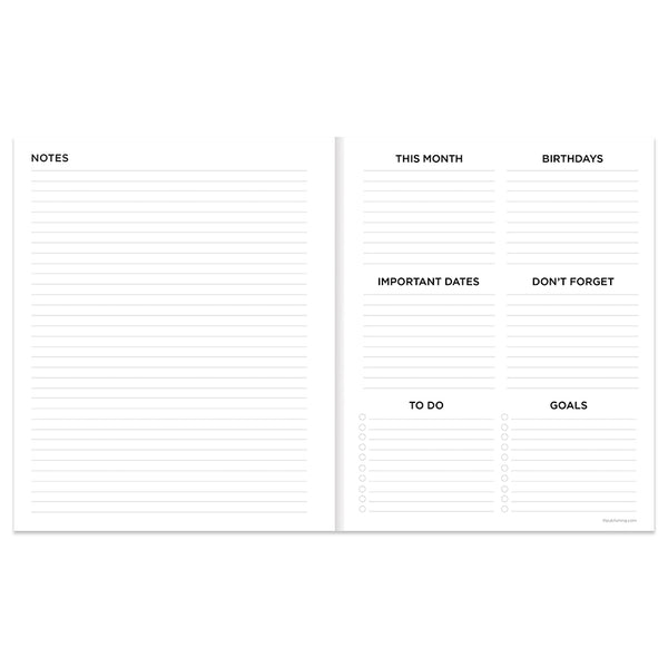 2024 Blue Blocker Medium Monthly Planner