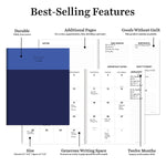 2024 Blue Blocker Medium Monthly Planner