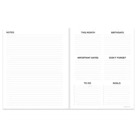 2024 Lazy Leopard Medium Monthly Planner