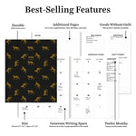 2024 Lazy Leopard Medium Monthly Planner