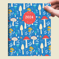2024 Magic Mushroom Medium Monthly Planner