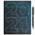 2024 Ocean Tide Medium Monthly Planner