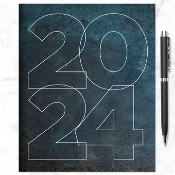 2024 Ocean Tide Medium Monthly Planner
