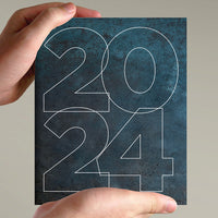 2024 Ocean Tide Medium Monthly Planner