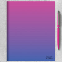 2024 Pink Periwinkle Medium Monthly Planner