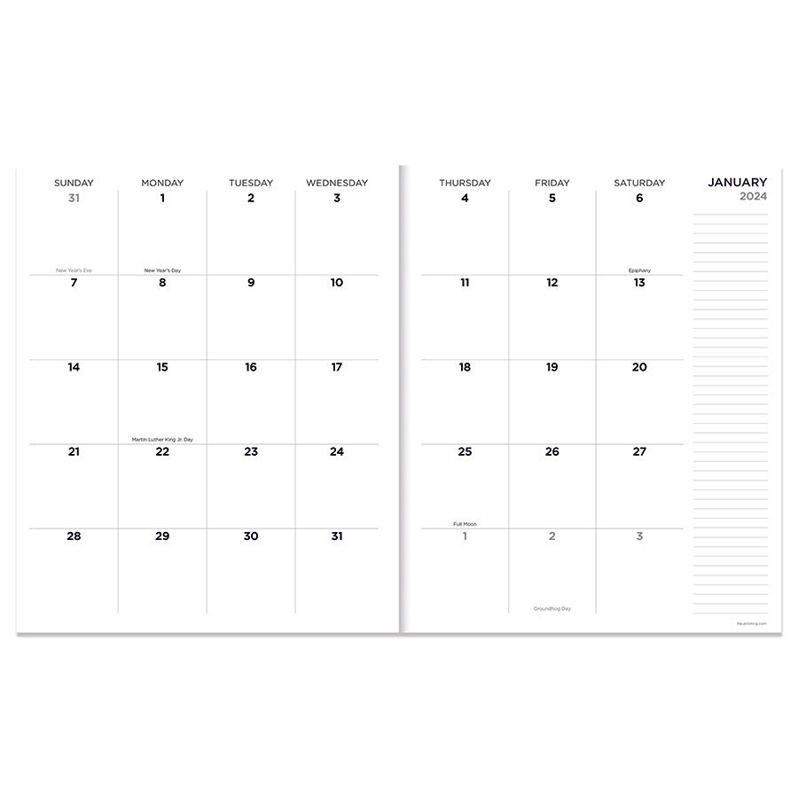 2024 Chalkboard Large Monthly Planner | TF Publishing | Calendars +  Planners - Journals + Stationery