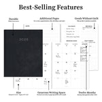 2024 Chalkboard Large Monthly Planner