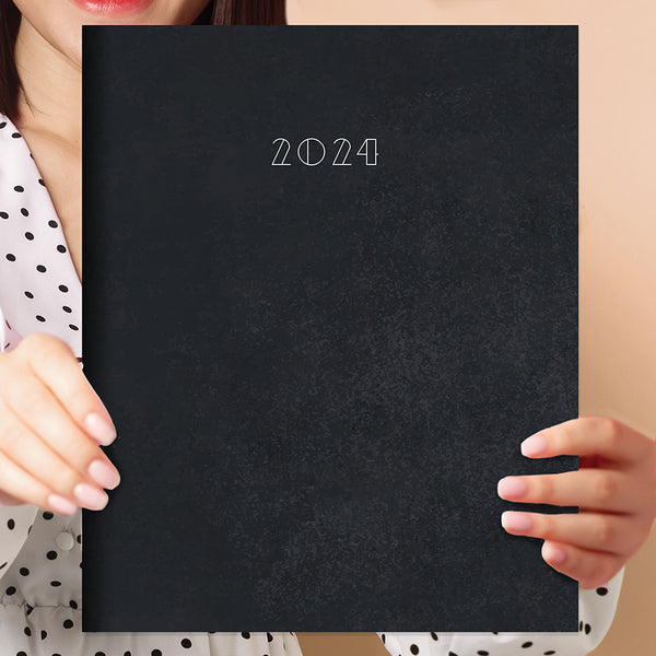 2024 Chalkboard Large Monthly Planner