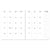 2024 Denim Large Monthly Planner