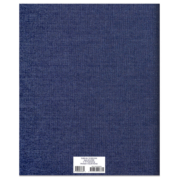 2024 Denim Large Monthly Planner