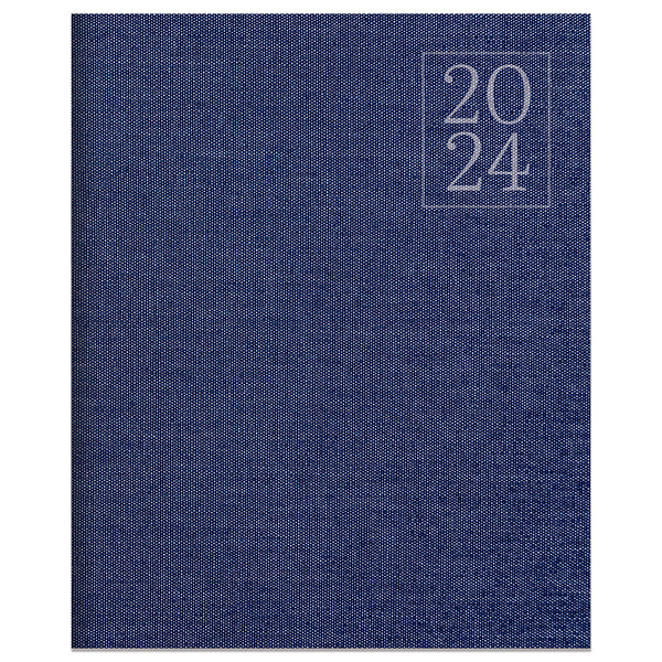 2024 Denim Large Monthly Planner