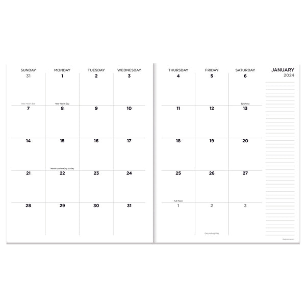2024 Sunny Skies Large Monthly Planner