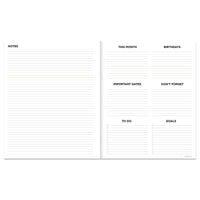 2024 Super Cali Camo Large Monthly Planner