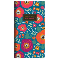 2024-2025 Bright Blooms Small Monthly Pocket Planner