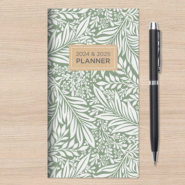 2024-2025 Earthly Toile Small Monthly Pocket Planner, TF Publishing