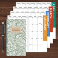2024-2025 Earthly Toile Small Monthly Pocket Planner