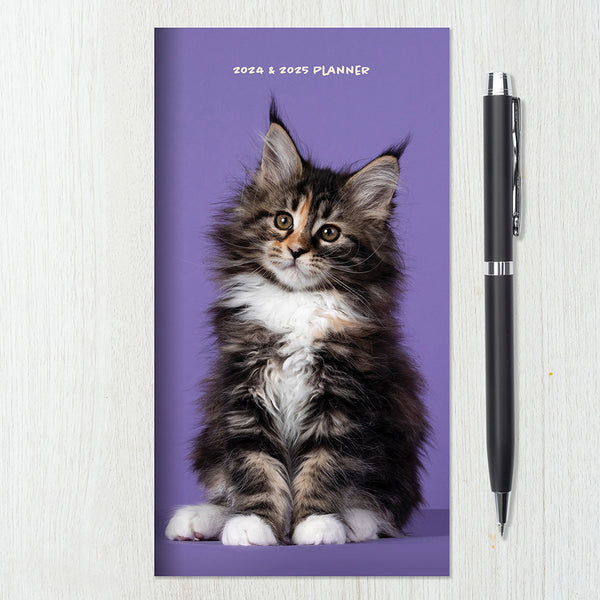 2024-2025 Kitten Small Monthly Pocket Planner