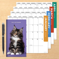 2024-2025 Kitten Small Monthly Pocket Planner