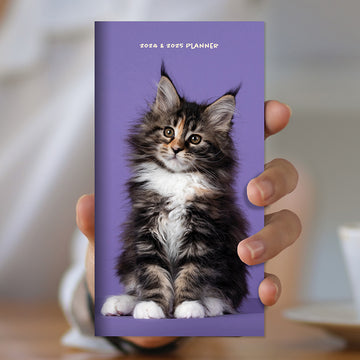 2024-2025 Kitten Small Monthly Pocket Planner