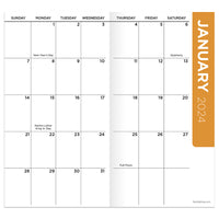 2024-2025 Lagoon View Small Monthly Pocket Planner