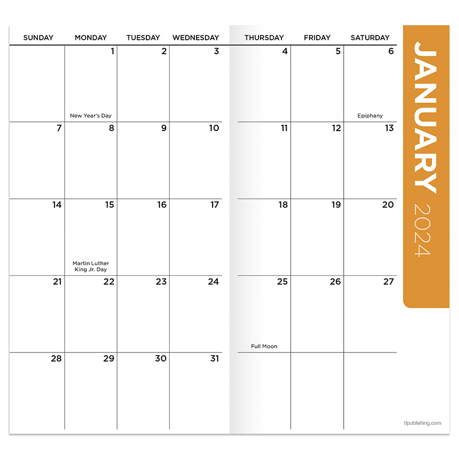 2024-2025 Lemon Grove Small Monthly Pocket Planner