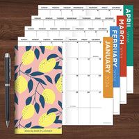 2024-2025 Lemon Grove Small Monthly Pocket Planner