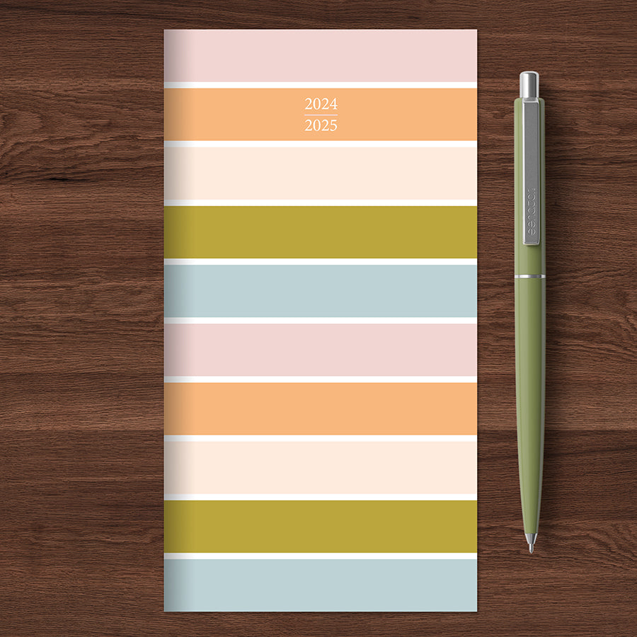 2024-2025 Preppy Pastel Small Monthly Pocket Planner