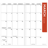 2024-2025 Sketchy Lines Small Monthly Pocket Planner