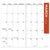 2024-2025 Sketchy Lines Small Monthly Pocket Planner