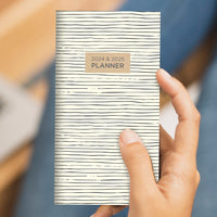 2024-2025 Sketchy Lines Small Monthly Pocket Planner