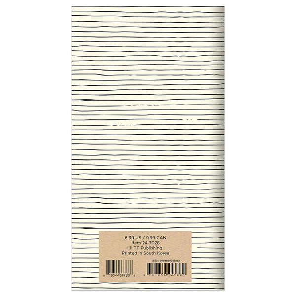 2024-2025 Sketchy Lines Small Monthly Pocket Planner