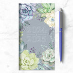 2024-2025 Succulent Small Monthly Pocket Planner