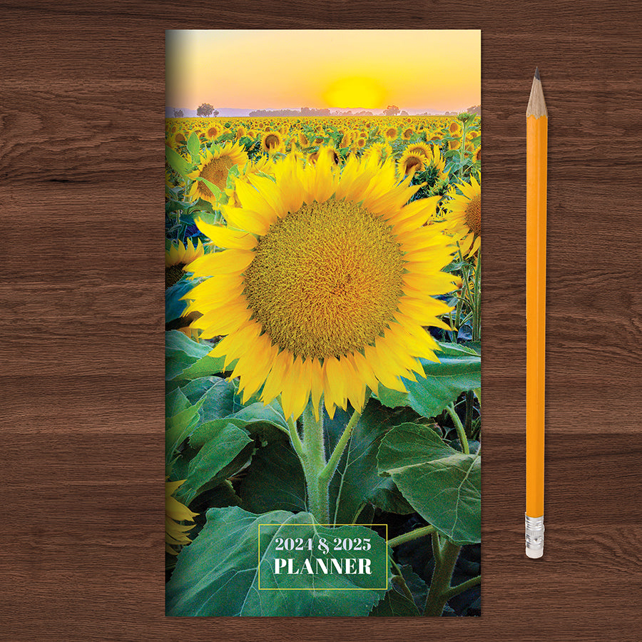 2024-2025 Sunflower Small Monthly Pocket Planner