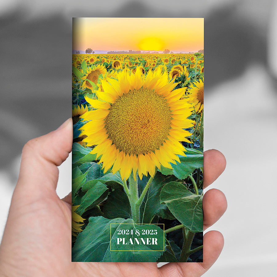 2024-2025 Sunflower Small Monthly Pocket Planner